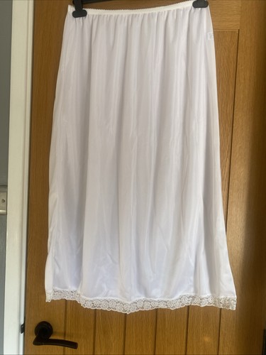 Vintage nylon half slip white - slip,,