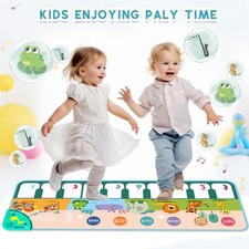 Kids Piano Mat Baby Play Dance Large for Children 110CM Musical Big Floor Giant