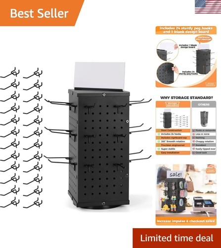 Rotating pegboard display - rotating,