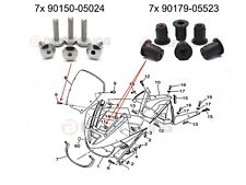Yamaha TDM 900 2002-2010 wind screen bolts & rubber well nuts kit