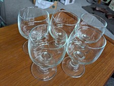  Set of 5 Luminarc Scandia Thick Stem Wine Glasses 20cl France