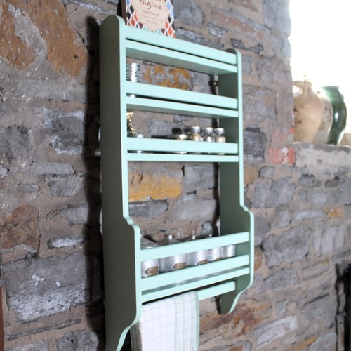 Green spice rack wooden wall - spice,