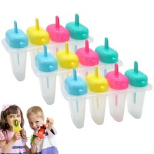 (3 Pack) Ice Lolly Moulds 16cm, Push Up Popsicle Maker for Ice Cream & Desserts