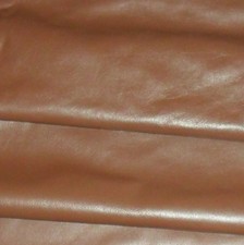 Genuine Brown Soft Cow Leather Hide / Skin  Various Sizes