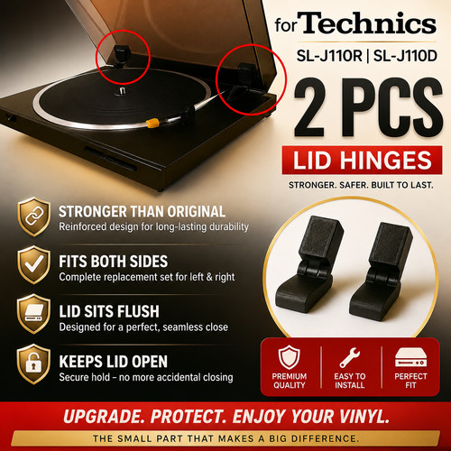 Hinges for technics lid - for, cover