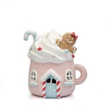 Sleigh Bells LED Light-Up Cupcake House gingerbread Charismas New UK