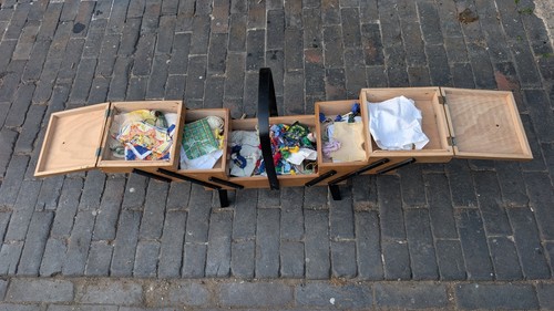 Vintage sewing box - sewing,
