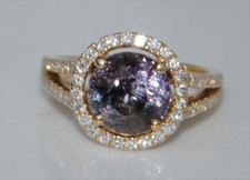 18ct Gold Colour Change Purple