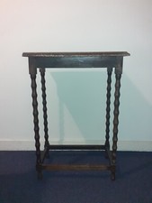 Tall Victoriana Brown Hall Table Used Good Condition 
