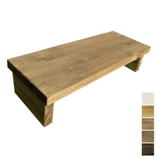 TV Riser Stand Rustic Solid