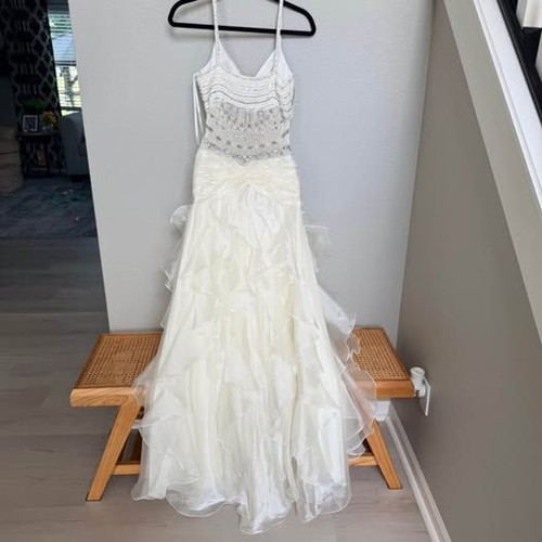 Terani couture ivory beaded - ivory,