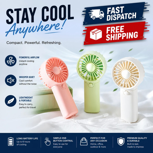 Mini handheld fan portable - fan,
