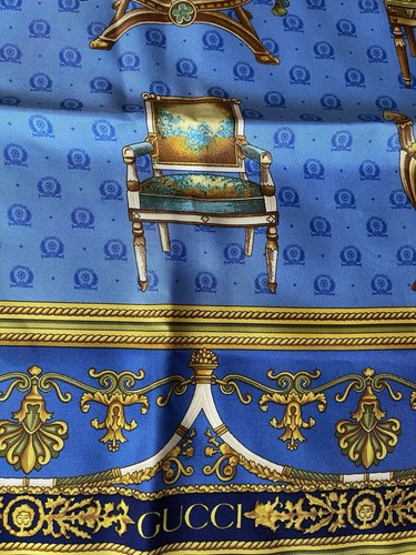 Gucci silk scarf - scarf, gold