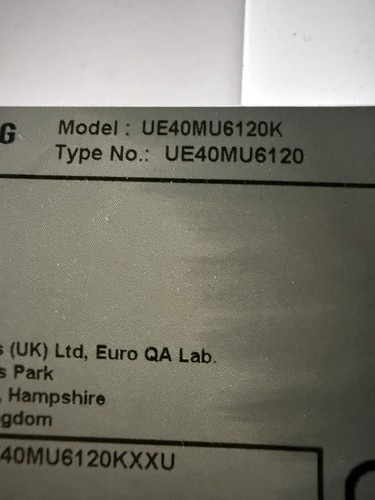Samsung ue40mu6120k - samsung,
