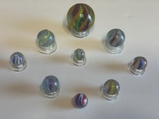 Nine Handmade German Marbles!