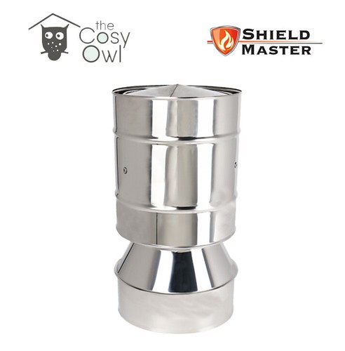 Twin wall flue - wall, stainless