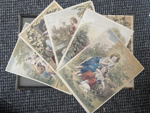 Vintage wooden block jigsaw - vintage,