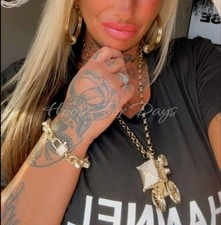 Womens XL Gold Gypsy Wagon