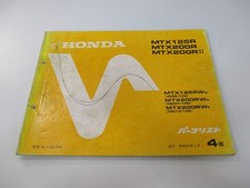 Honda MTX125R MTX200R II Parts