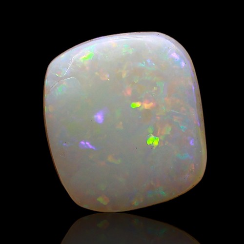 Natural square fire opal - natural,