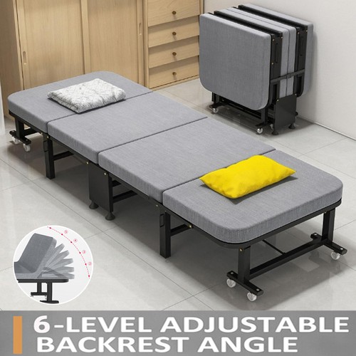 Folding single bed - single, fold
