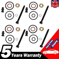 4 x FOR PD INJECTOR VW AUDI SEAT SKODA 1.9 & 2.0 TDi INJECTOR SEAL KIT AND BOLTS