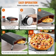 Vevor Gas Pizza Oven 13”