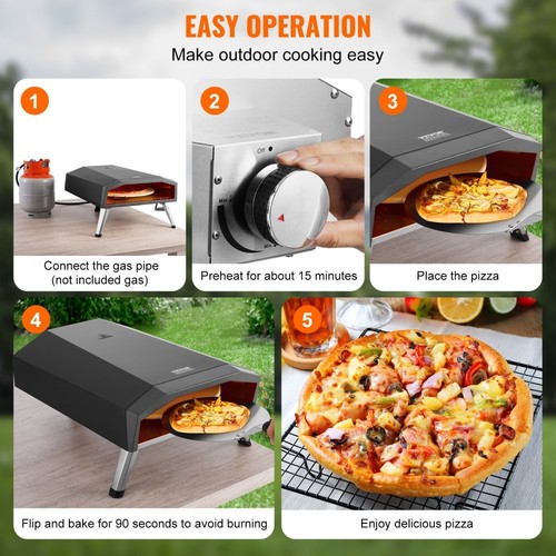 Vevor gas pizza oven - vevor,