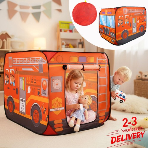 Kids fire truck tent house - fire,