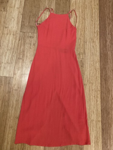 Coral reformation midi dress - midi,