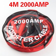 4M Heavy Duty Jump Leads 2000AMP Car Van Battery Starter Booster Cables Jumper~