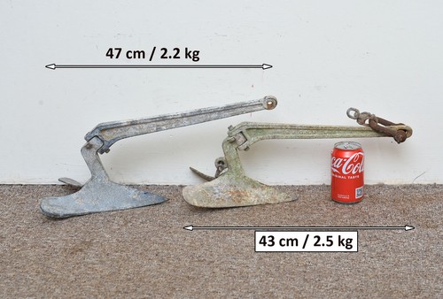 Boat anchor old - , plough