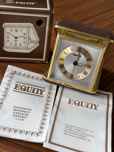 Vintage equity travel alarm - vintage,