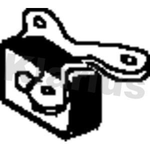 Klarius exhaust rubber mount - exhaust,