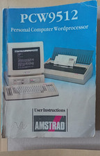 AMSTRAD PCW 9512 PERSONAL COMPUTER WORDPROCESSOR USER INSTRUCTIONS