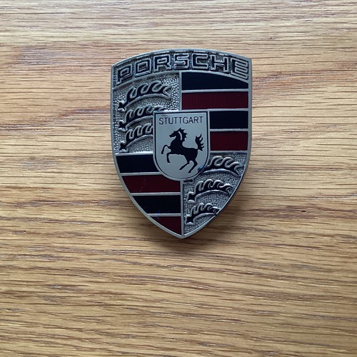 Porsche bonnet badge - bonnet, chrome