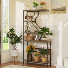 Retro Bookcase 5-Tier Shelving