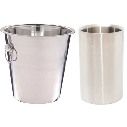 Stainless steel wine bucket - stainless,
