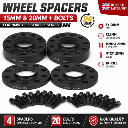 Wheel spacers 15mm - 15mm, 20mm
