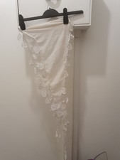 White lace scarf #lace #scarf