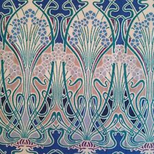Art Deco Lawn Cotton Blue