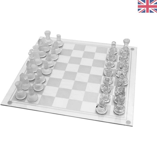 Elegant glass chess set - glass,