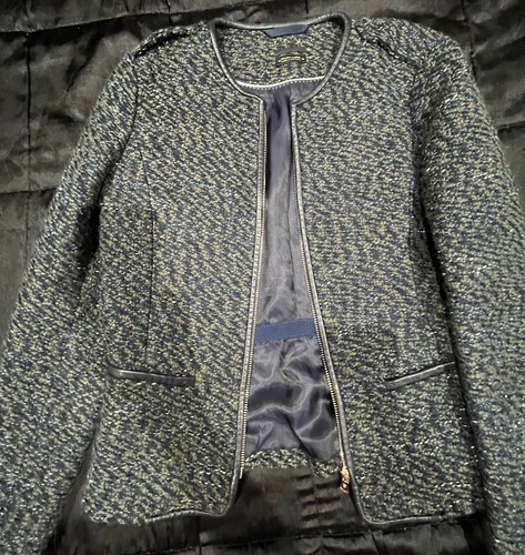Massimo dutti tweed jacket - massimo,
