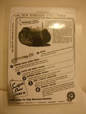 1954, 'ROADLESS' J17 CRAWLER, TRACTOR ADVERT (LAMINATED COPY OF ORIGINAL)