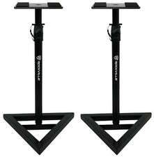 Rockville RVSM1 Pair of Near-Field Studio Monitor Stands w/ Adjustable Height
