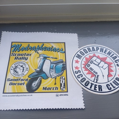 Scooter rally patch - rally,