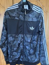 Adidas x Bape Firebird Jacket - Size Medium, Good Condition (RARE)