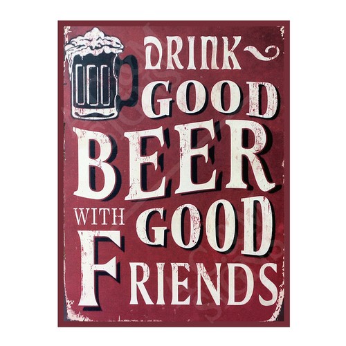 Metal signs vintage retro - metal, pub