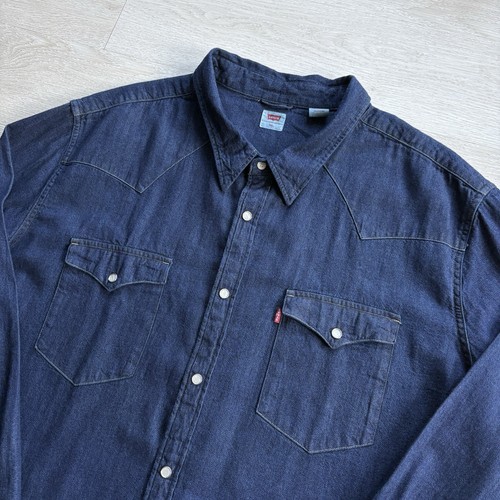 Levi western denim shirt - western,