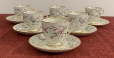 6 Furstenberg Porcelain Floral